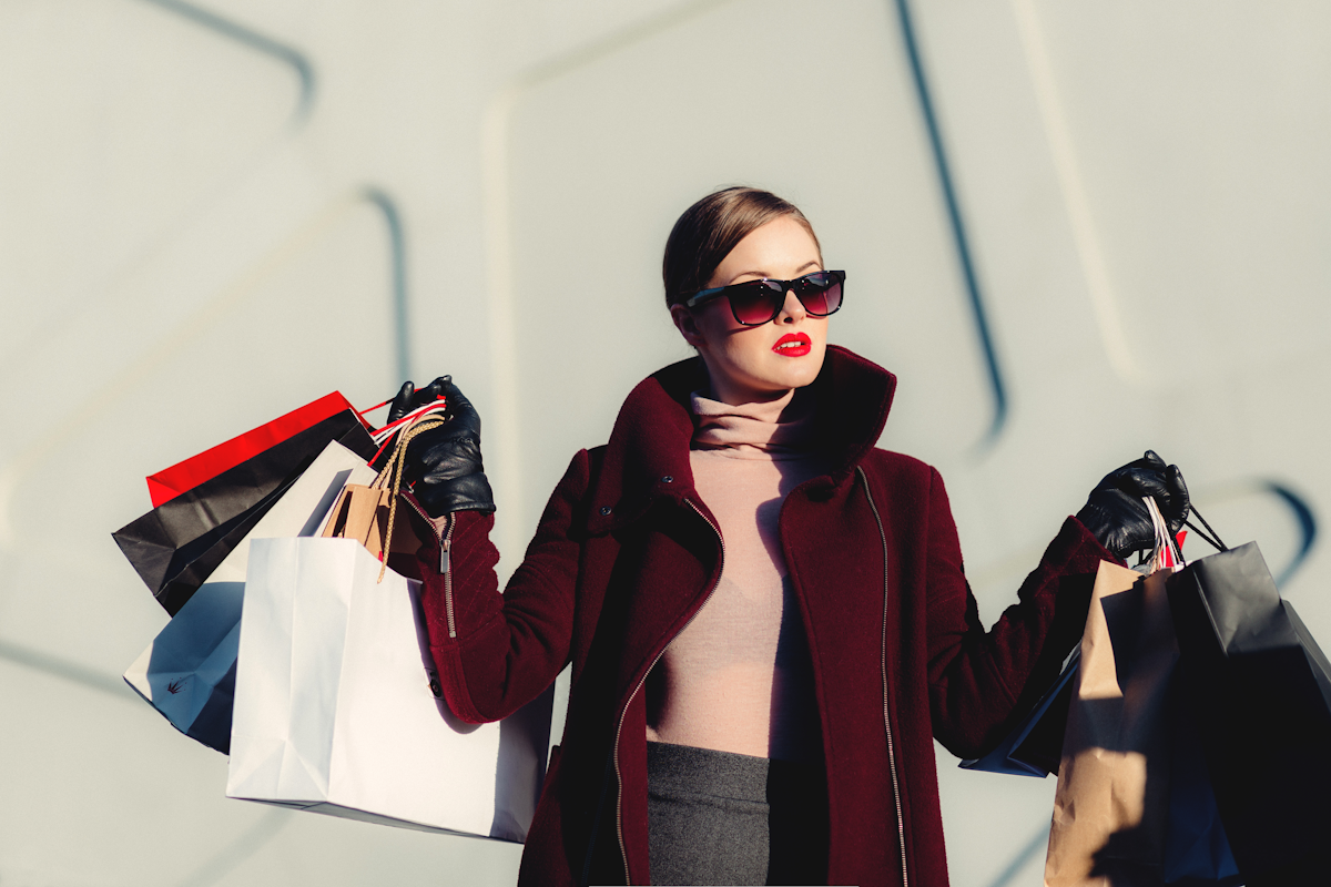Premium fashion clothing display